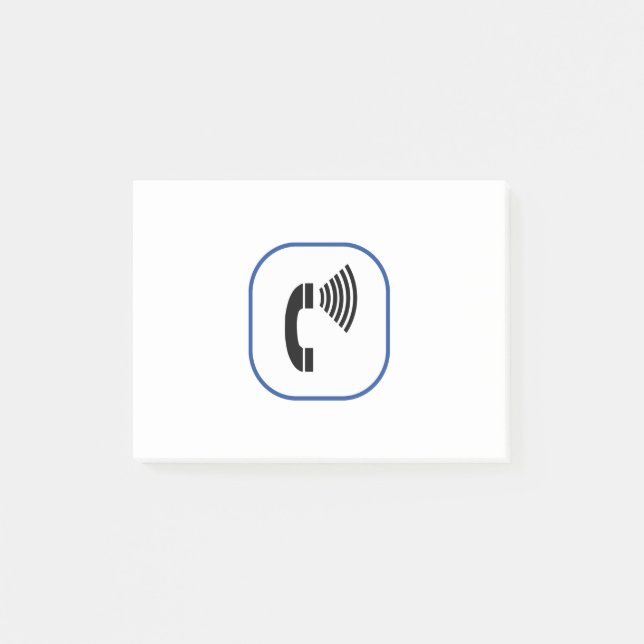 Post-it® Téléphone de contrôle du volume (Devant)