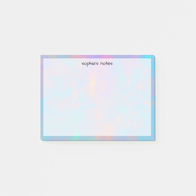 Post-it® Tendance Mignon Abstrait Personnalisé Pastel (Devant)