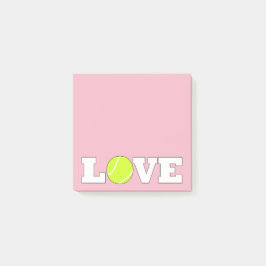 Post-it® Tennis LOVE Cute Office Post It Notes