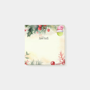 Post-it® Tennis Noël Thème Cadeaux pour Joueur