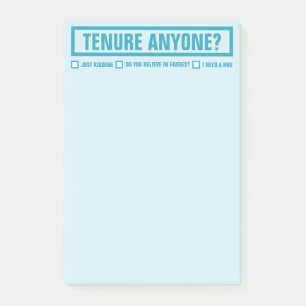 Post-it® TENURE drôle N'IMPORTE QUI ? Éducateur 4X6