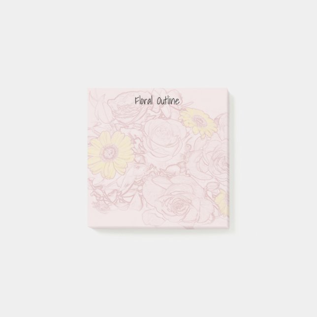Post-it® Terra Cotta Bouquet Bouquet Décor Personnalisé (Devant)