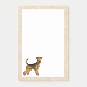 Post-it® Tervueren Airedale Terrier Chien mignon Bingley Te