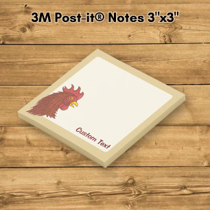 Post-it® Tête de Coq Rouge