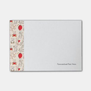 Post-it® Texture avec le nounours