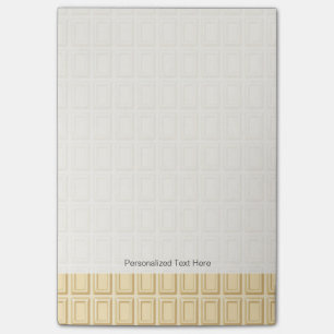 Post-it® Texture blanche de barre de chocolat