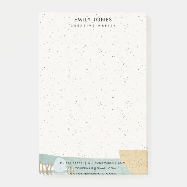 POST-IT® TEXTURE CÉRAMIQUE MODERNE ABSTRAITE GÉOMÉTRIQUE (Devant)