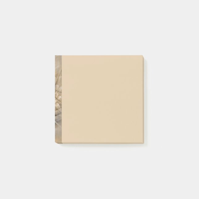 Post-it® Texture d'art fractal moderne abstrait aux tons de (Devant)
