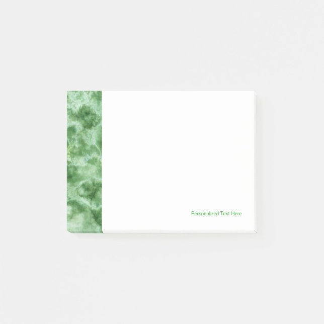 Post-it® Texture de marbre vert (Devant)