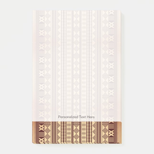 Post-it® Texture ethnique Brown (Devant)