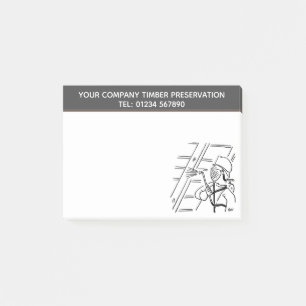 Post-it® Thème de dessin de préservation du bois pour perso