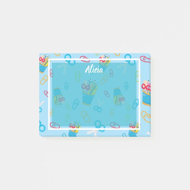 Post-it® Thème de l'école amusante (Devant)