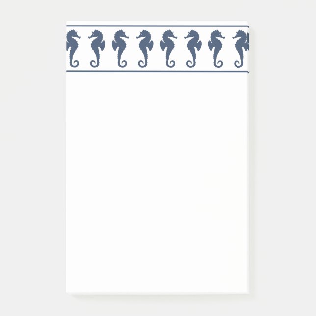 Post-it® Thème de plage Sea Horses (Devant)