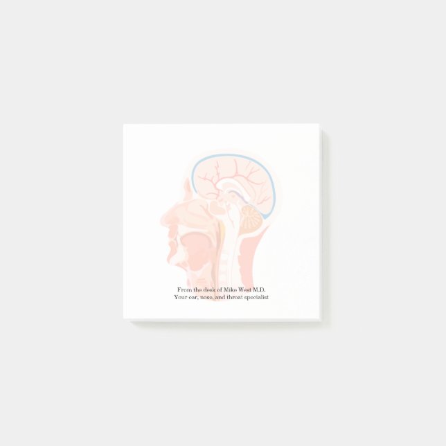 Post-it® Thème Médicale Ear Nose Thross Docteur (Devant)