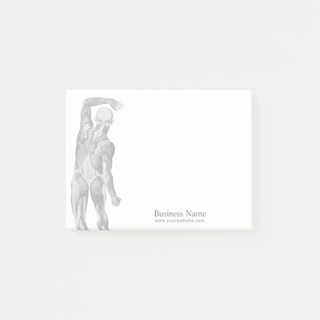 Post-it® Thérapeute de spa d'épine de chiropractie de (Devant)