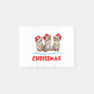 Post-it® This Is My Christmas Pajama Shirt Cat Lover Funny