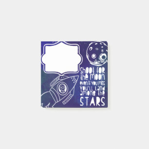 Post-it® Tir pour la lune mignonne douceur inspirante de l'