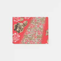 Tissu rouge éclatant avec floral complexe et