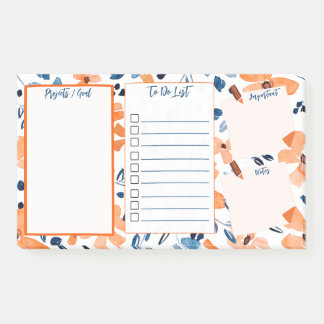 Post-it® To Do List Post-it® Original Floral Post-it Klebezettel
