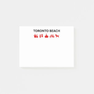 Post-it® Toronto Beach Icons Couleur claire
