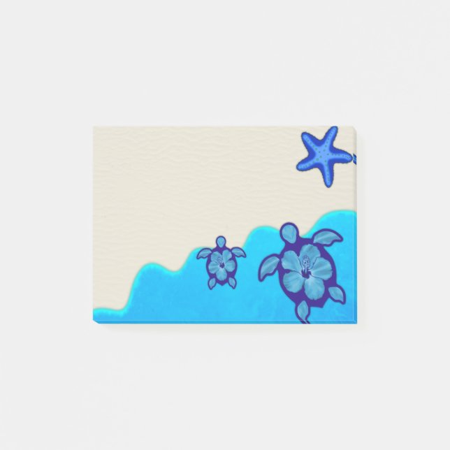 Post-it® Tortues bleues de Honu (Devant)