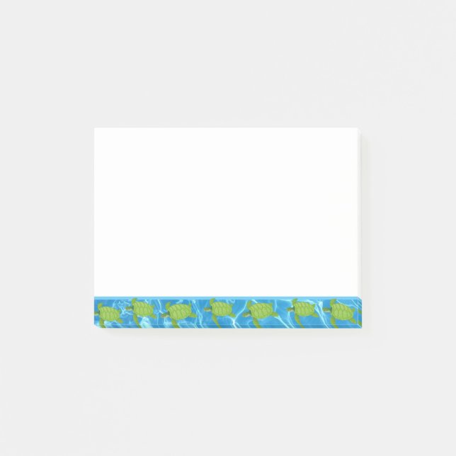Post-it® Tortues de mer sur l'eau (Devant)