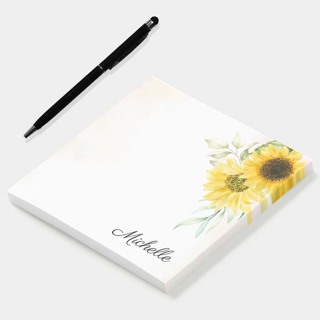 Post-it® Tournesol personnalisé (Créateur téléchargé)