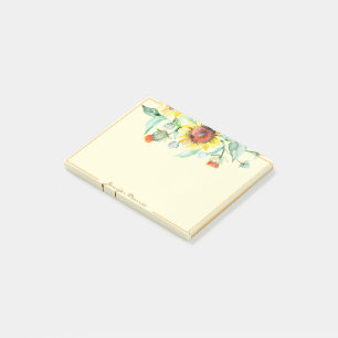 Post-it® Tournesols ensoleillés personnalisés