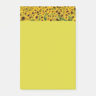 Post-it® Tournesols jaunes Imprimante florale botanique
