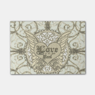 Post-it® Tout ce dont vous avez besoin, c'est de l'amour av
