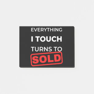 Post-it® Tout Ce Que J'Ai Touché Se Vend
