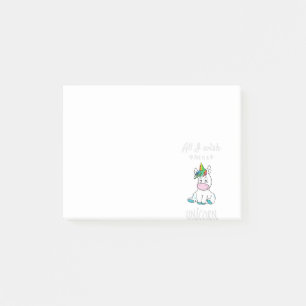 Post-it® Tout ce que je souhaite est une licorne