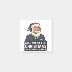 Post-it® Tout ce que je veux pour Noël est une fréquence cl