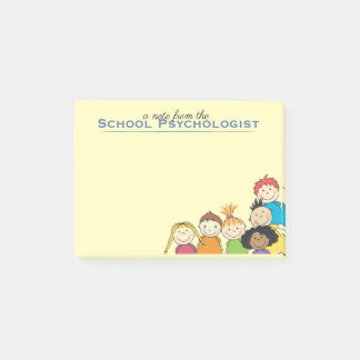 Post-it® Tout sur les enfants Psychologues de l'école Notes
