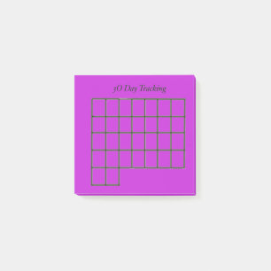 Post-it® Tracker 30 jours Purple Notes collantes