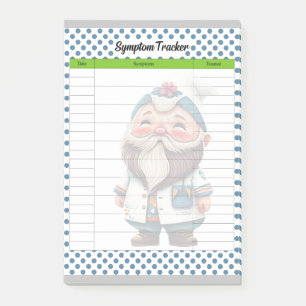 Post-it® Tracker de symptômes à thème Gnome