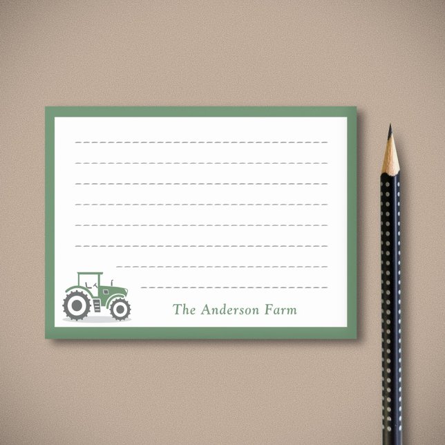 Post-it® Tracteur agricole (Farm Tractor Post-it Notes)