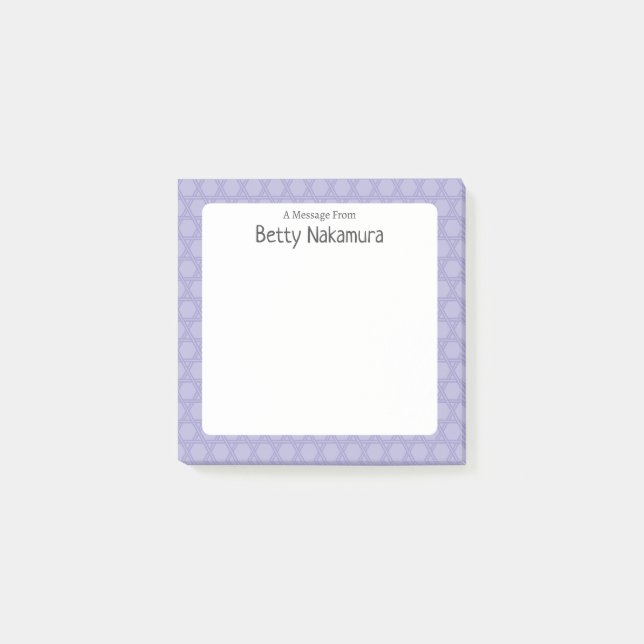 Post-it® Traditional Japanese Lattice Pattern (Devant)