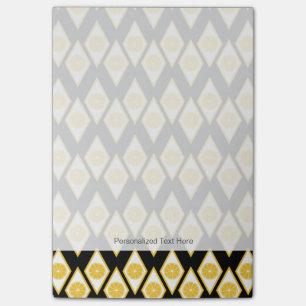 Post-it® Tranches d'agrume dans le motif moderne de diamant