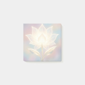 Post-it® Translucent Lotus on Soft Background