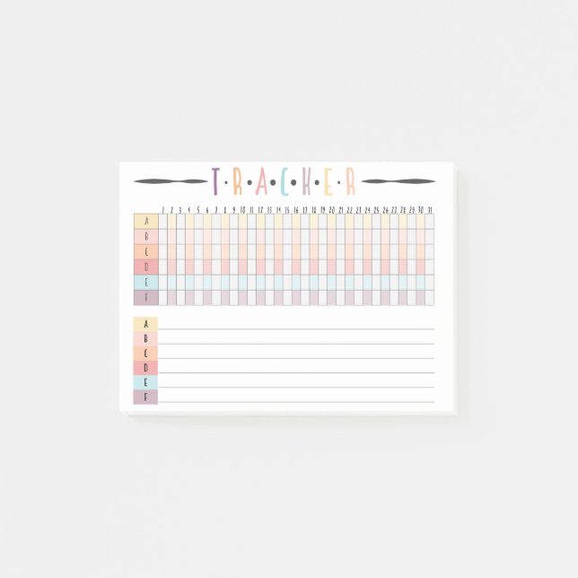 Post-it® Traqueur de journal de balle (Devant)