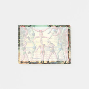 Post-it® Treize hommes faisant des acrobaties