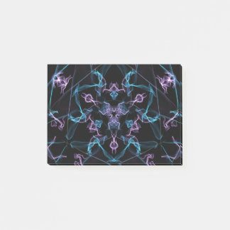 Post-it® Triangle bleu et violet Mandala