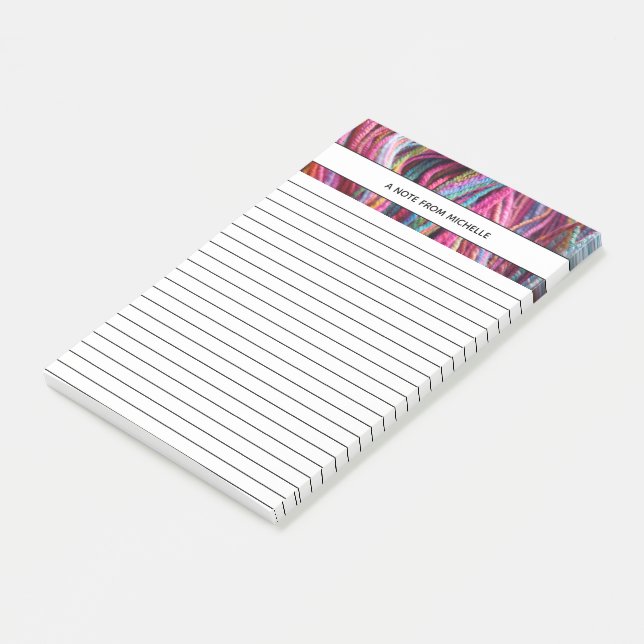 Post-it® Tricot Fil Manche Pink Magenta (Incliné)