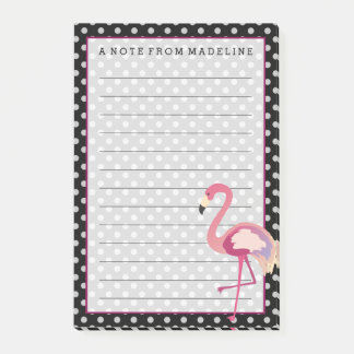 Post-it® Tropical | Pois de Flamant rose aquarelle