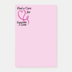 Post-it® Trouver un remède/coeur/quelqu'un que j'aime...Can