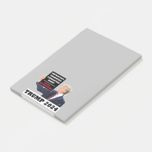 Post-it® Trump 2024 Toujours Président Élection USA