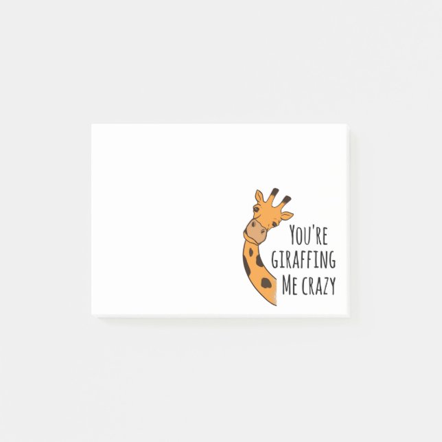 Post-it® Tu me girafes fou (Devant)