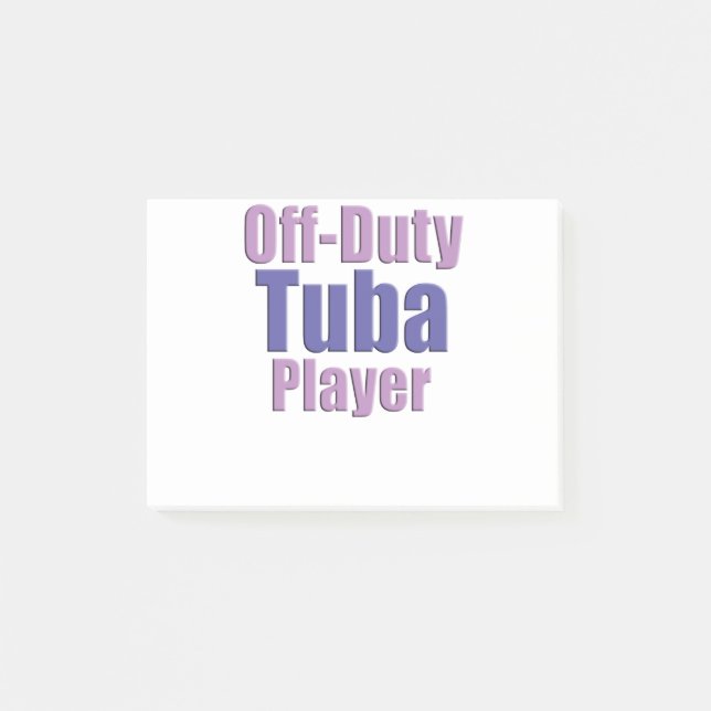 Post-it® Tuba Drôle (Devant)