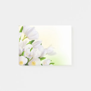 Post-it® Tulipes blanches post-notes